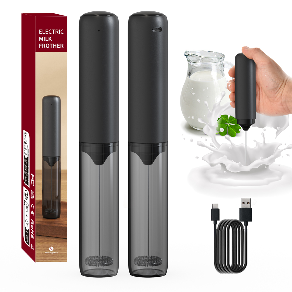 Electric Milk Frother Handheld - 주방 강력한 교반기 우유 Frother 라떼
