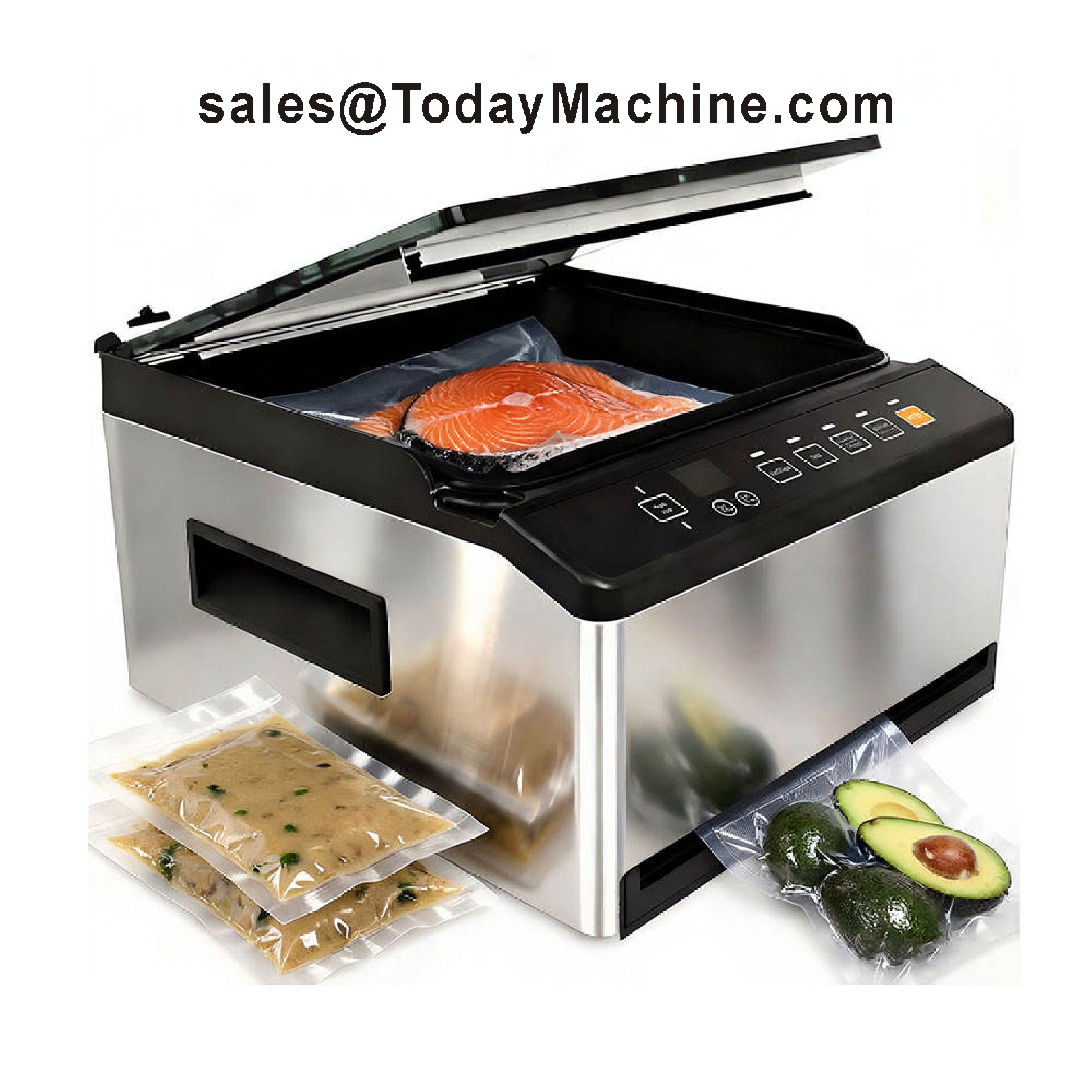 Food Vacuum Sealer Machine - 공장가 테이블탑 단일 포장 고기 쌀