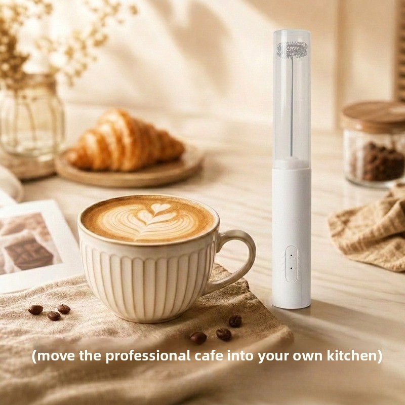 Electric Milk Frother Handheld - 강력한 주방용 믹서, 우유 거품기, 라떼용