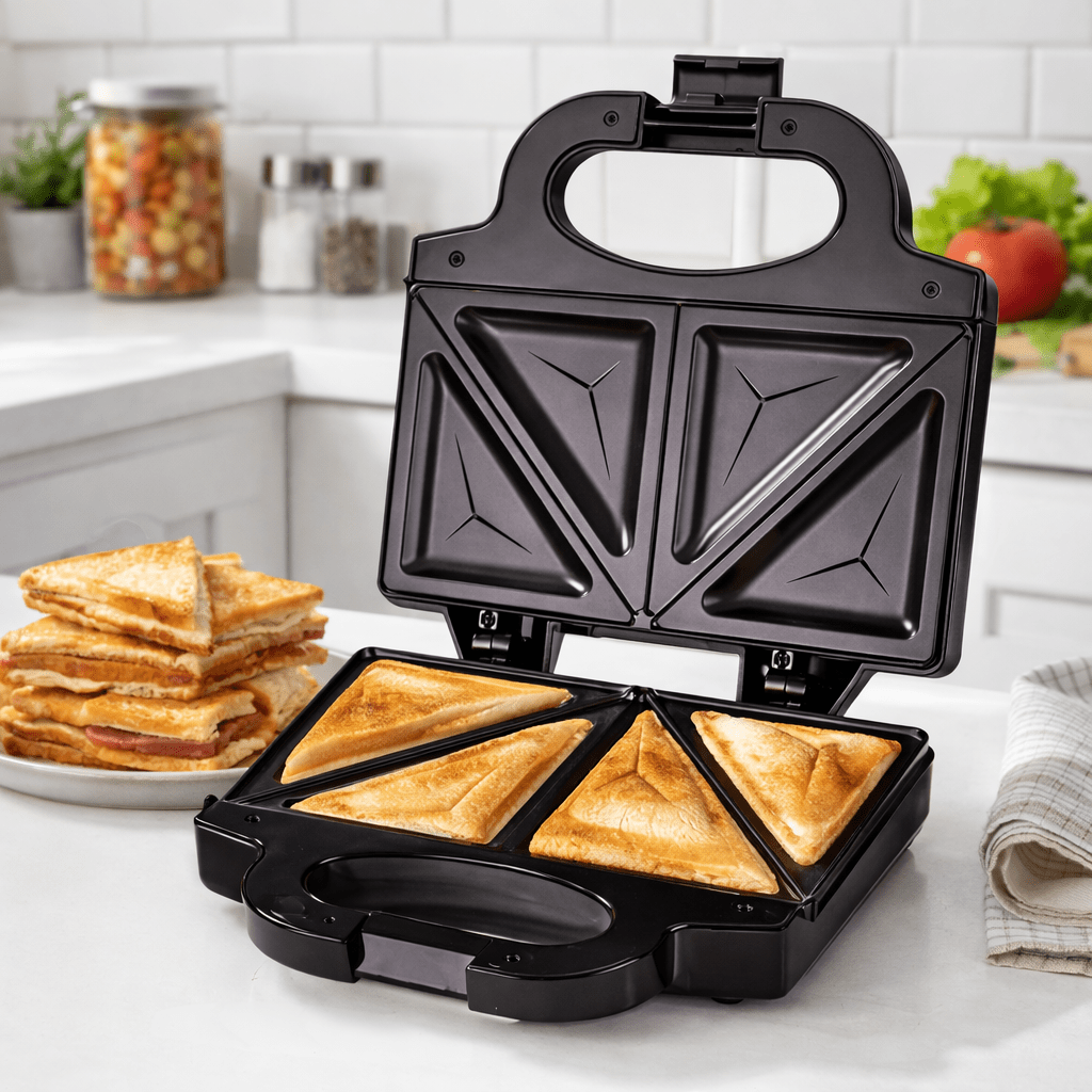 2-in-1 750W 고속 가열 샌드위치 토스터 & 파 - Mini Waffle Maker Machine 리뷰 및 가격