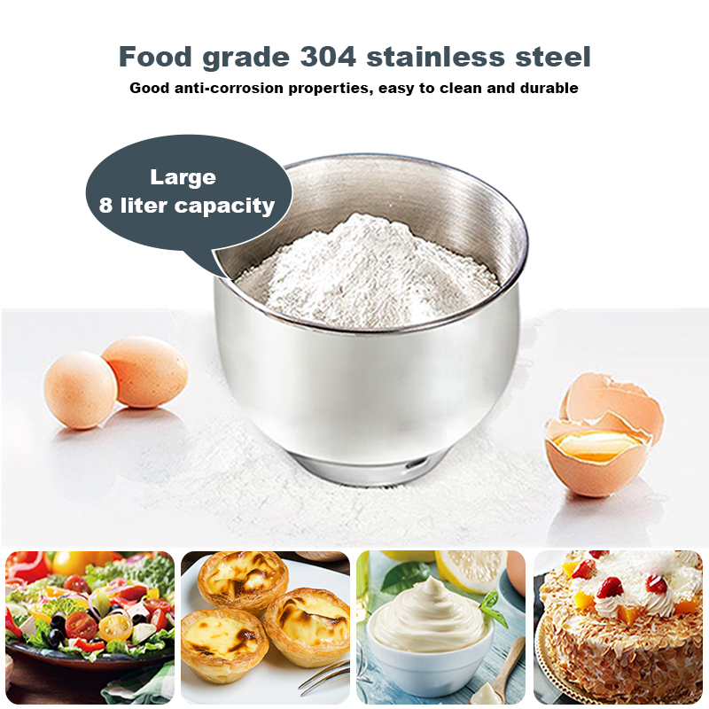 가정용 스탠드 믹서 고출력 1800W 8L 케이크 빵  - Kitchen Appliances 리뷰 및 가격