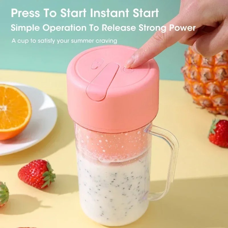 휴대용 USB 충전식 300ml 전기 쥬서 컵, 빨대  - Portable Blender Usb Rechargeable 리뷰 및 가격