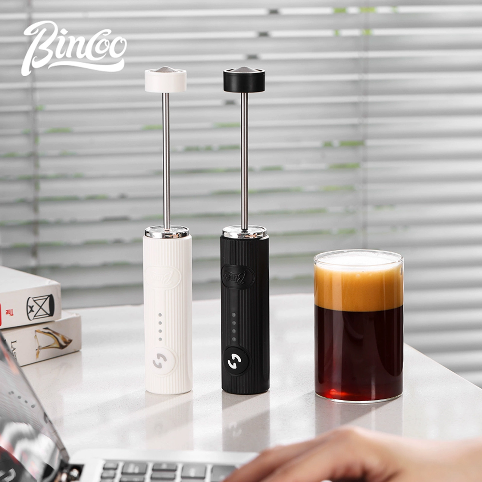 BINCOO 전기 커피 거품기 USB 충전식 2 속도  - Electric Milk Frother Handheld 리뷰 및 가격