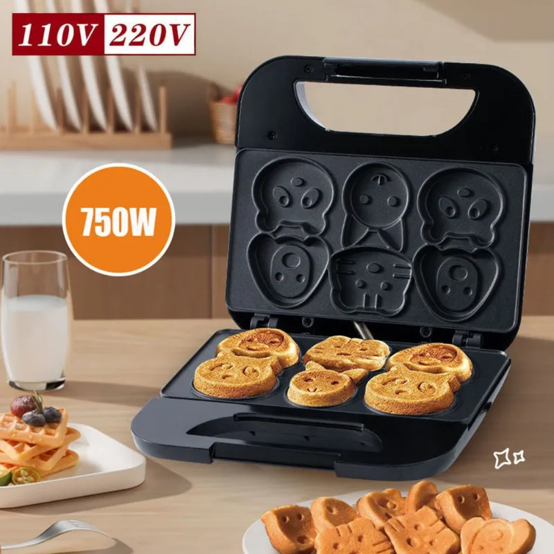 가정용 만화 캐릭터 비스킷 기계 미국 110V 도넛 기 - Mini Waffle Maker Machine 리뷰 및 가격